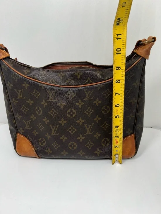 Louis Vuitton LV Shoulder Bag Boulogne 30 Brown Monogram - Picture 14 of 16